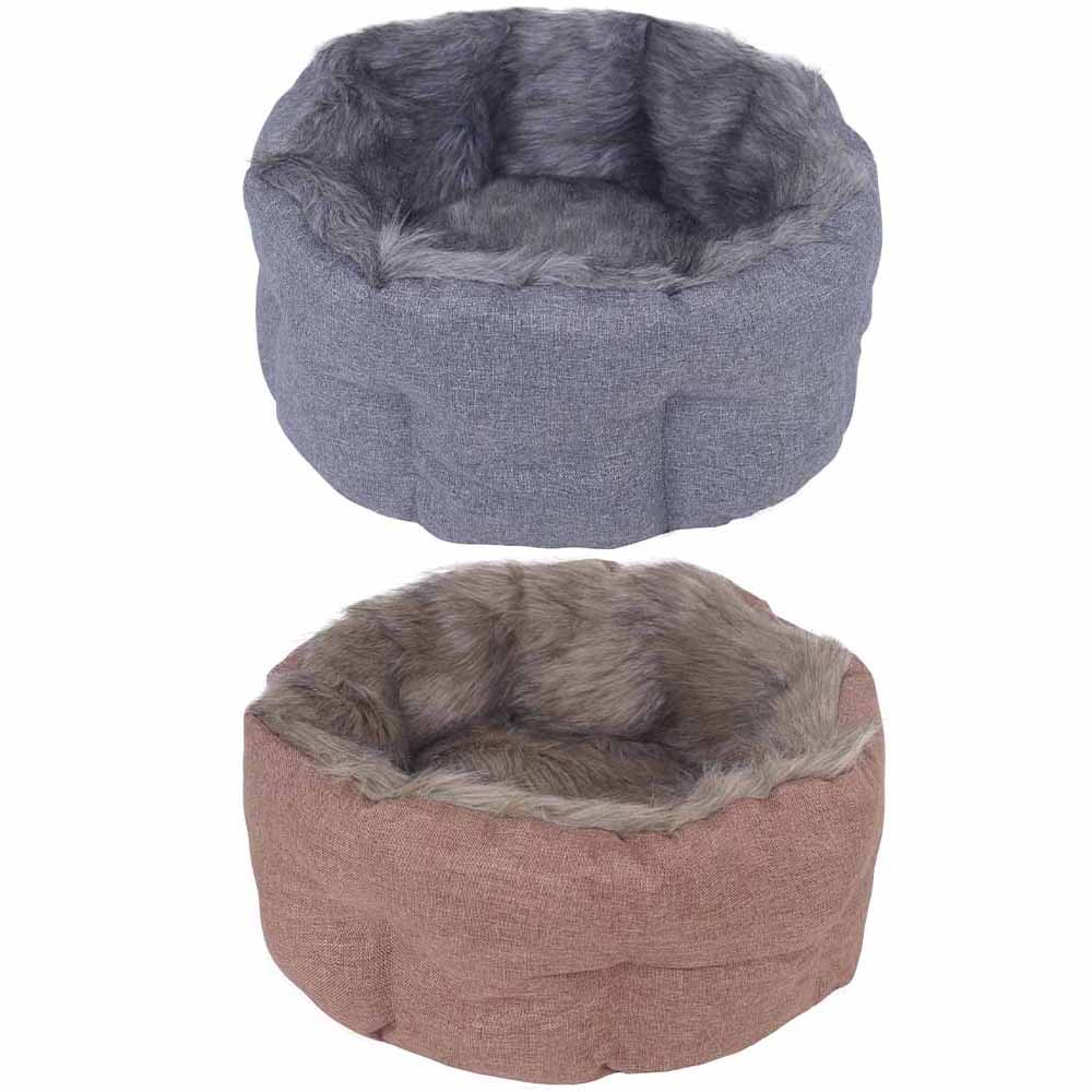Single Snuggle Small Pet Bed 38cm in Assorted styles Image 1
