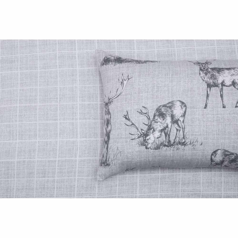 Wilko Stag Brushed Cotton Double Duvet Set Image 3