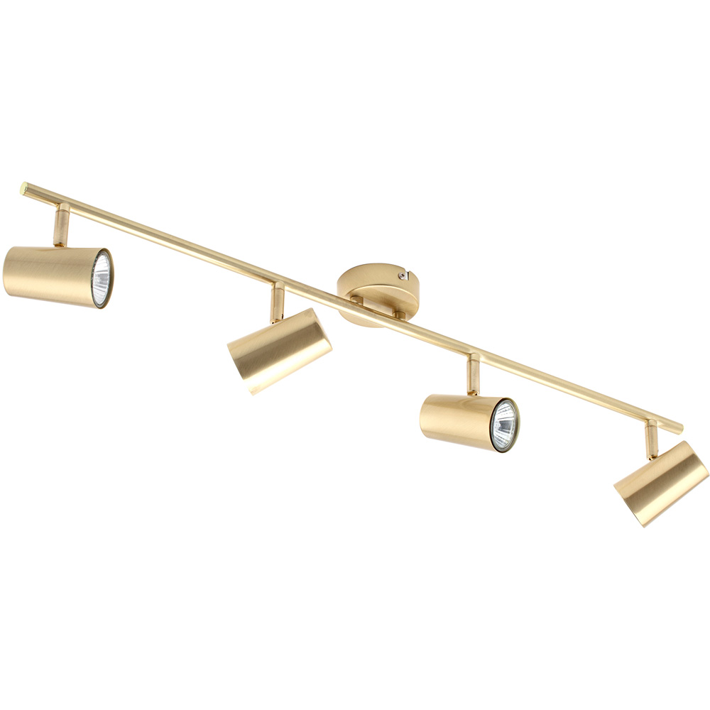 Inlight Aurora Brass 4 Spot Light Bar Image 1