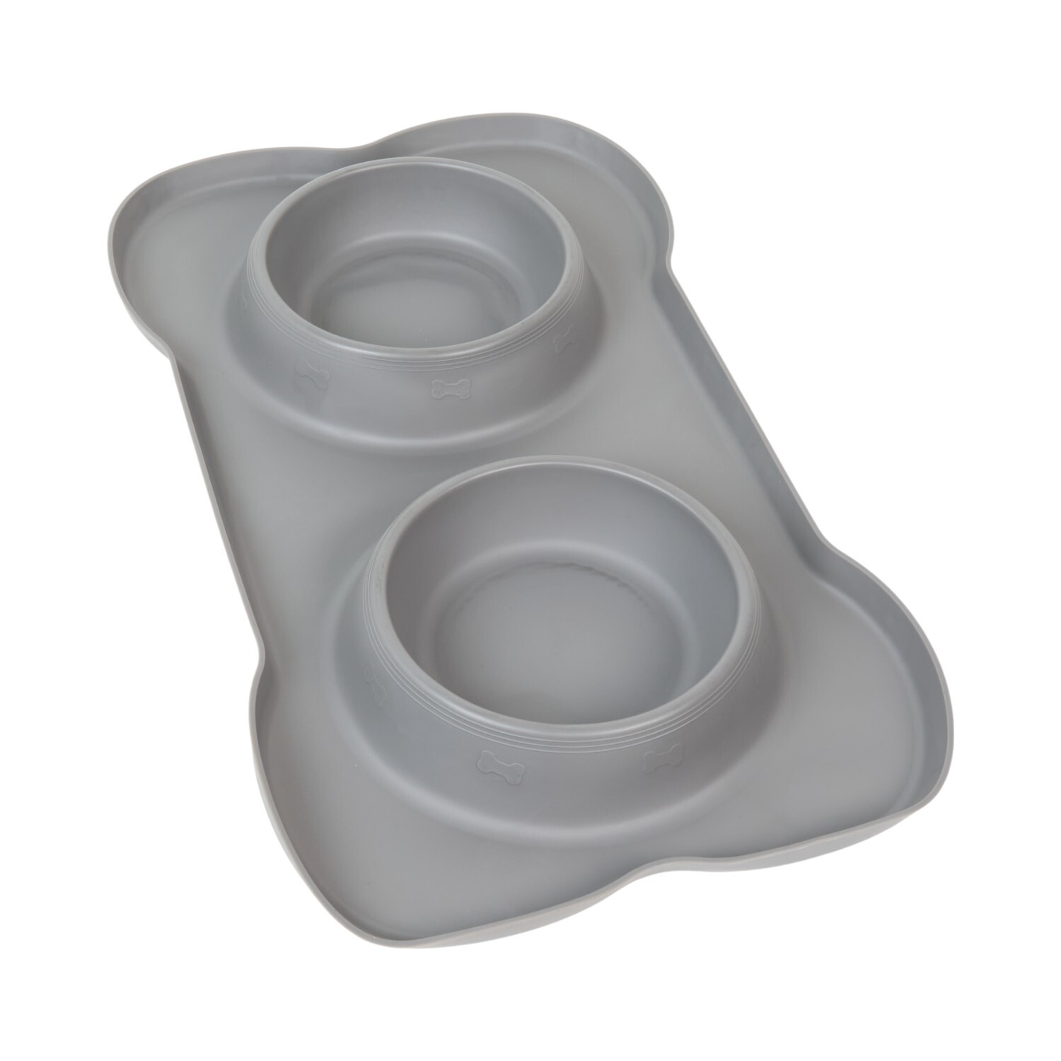 Double Bowl with Mat Image 4