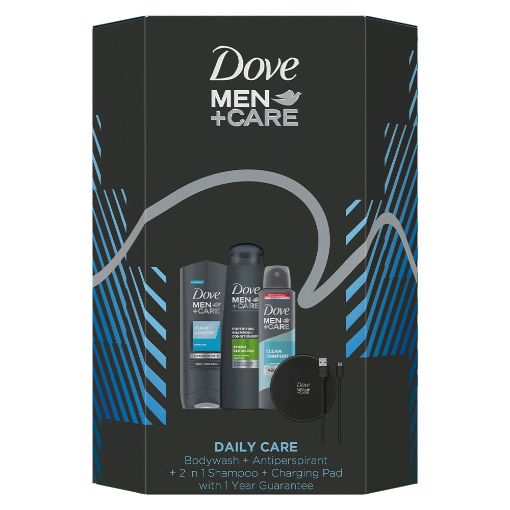 Dove Men+Care Daily Care Trio Gift Set and Charge Pad Image 5