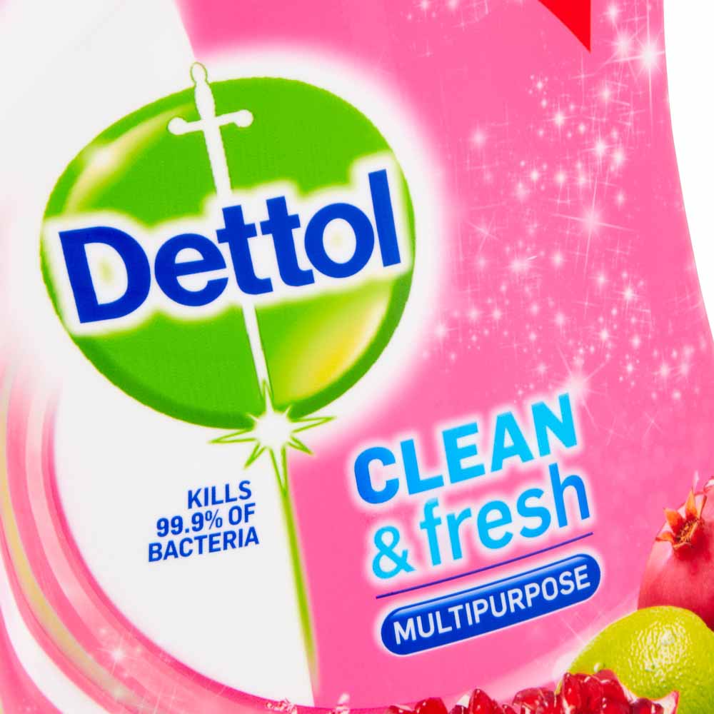 Dettol Power and Fresh Pomegranate and Lime Splash Multi Purpose Spray 1L Image 4