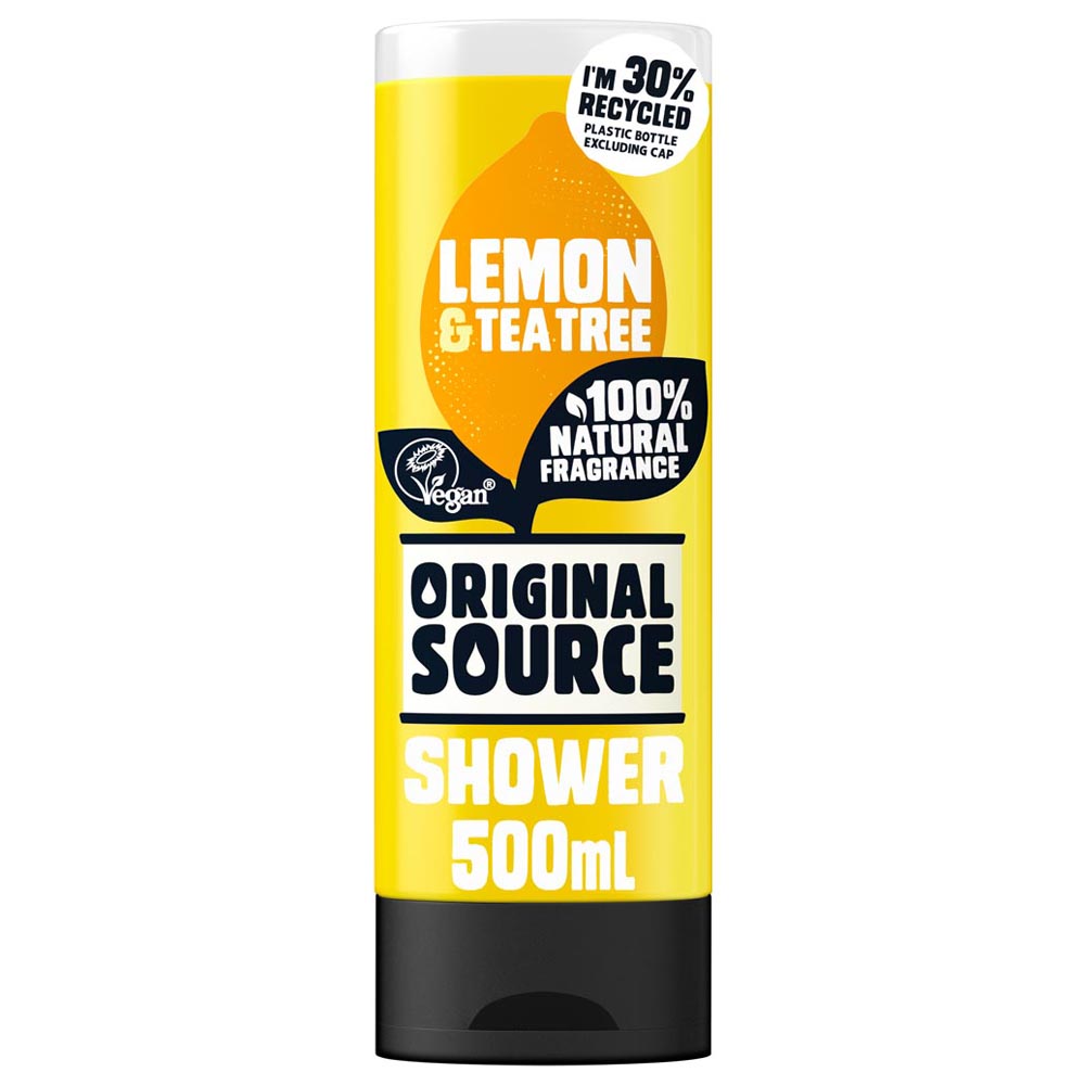 Original Source Zesty Lemon and Tea Tree Shower  Gel 500ml Image 3