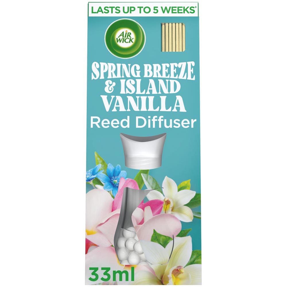 Air Wick Spring Breeze & Island Vanilla Reed Diffuser 33ml Image 1