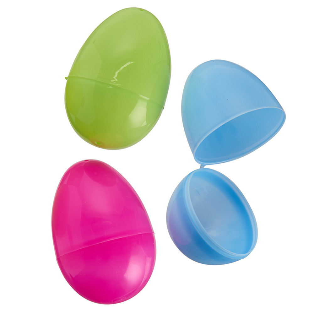Wilko 4 Large coloured Fillable Eggs Image 6