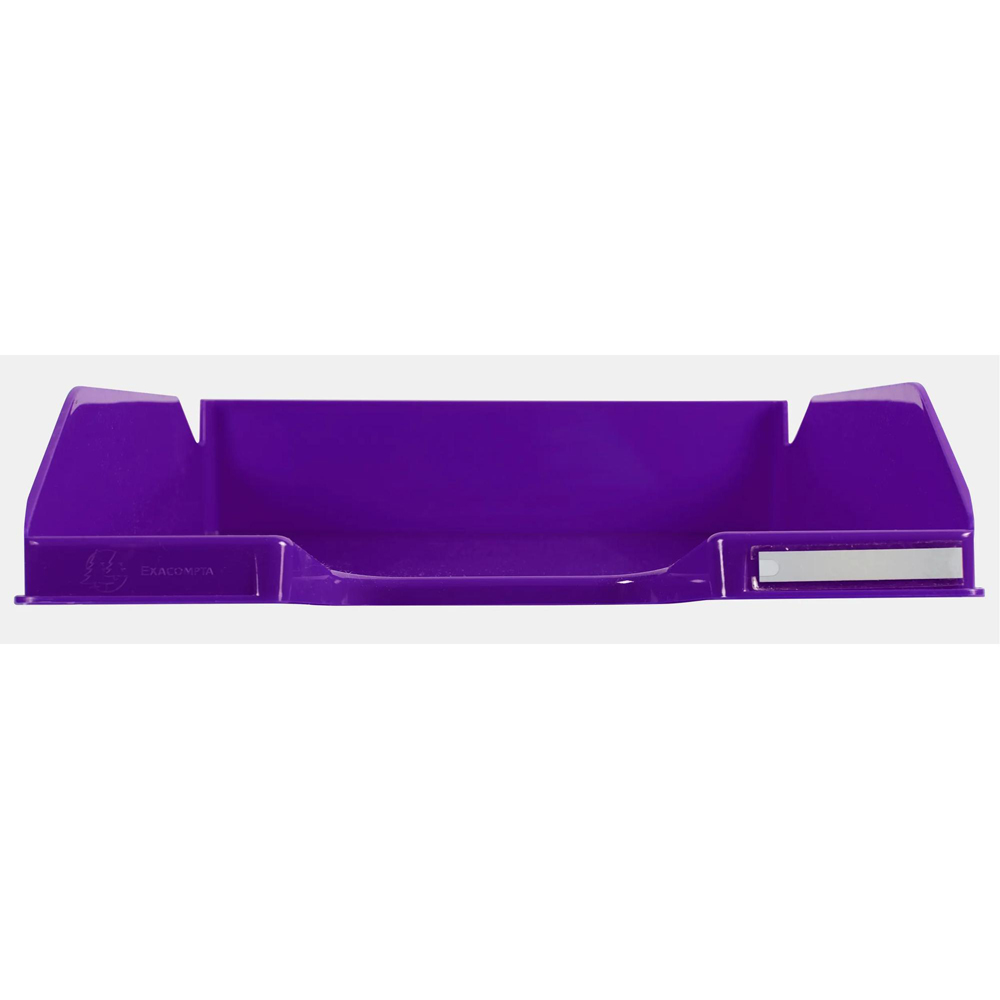Exacompta Purple Gloss Letter Tray 6 Pack Image 3