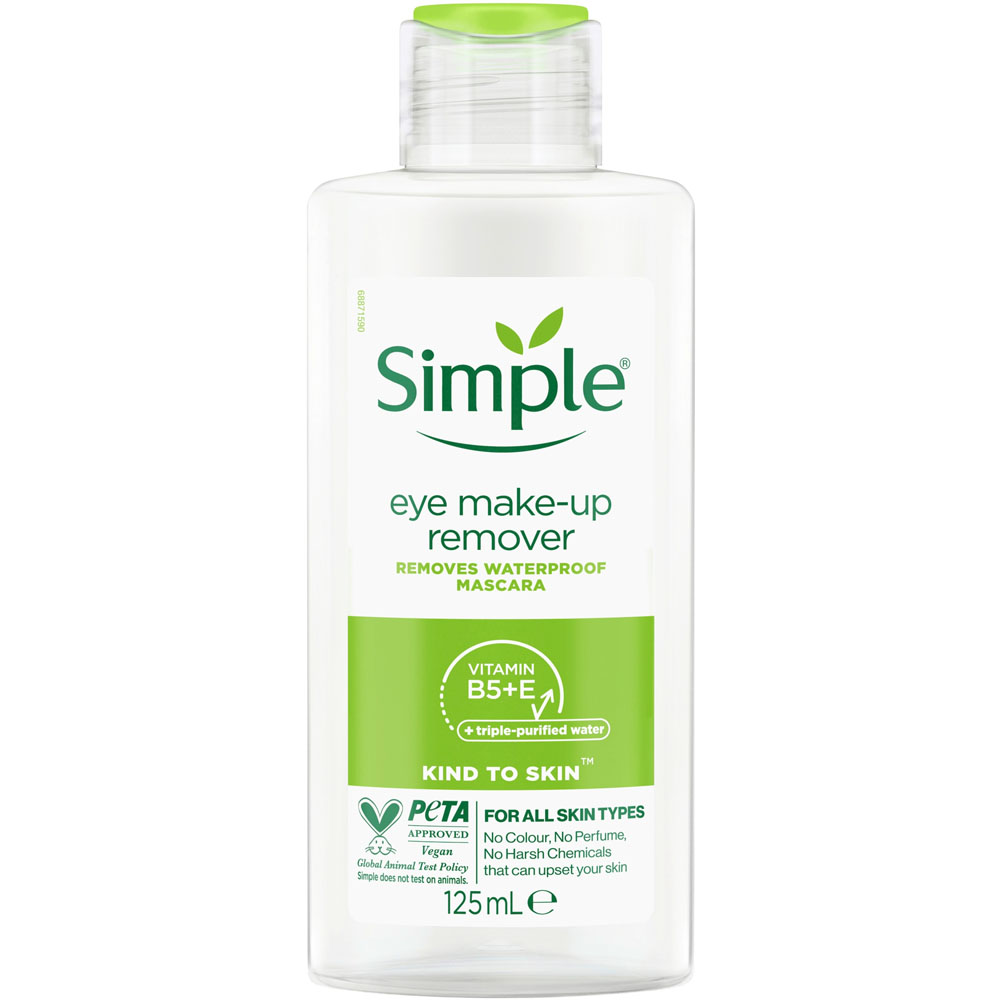 Simple Kind to Eyes Make Up Remover 125ml Image 1