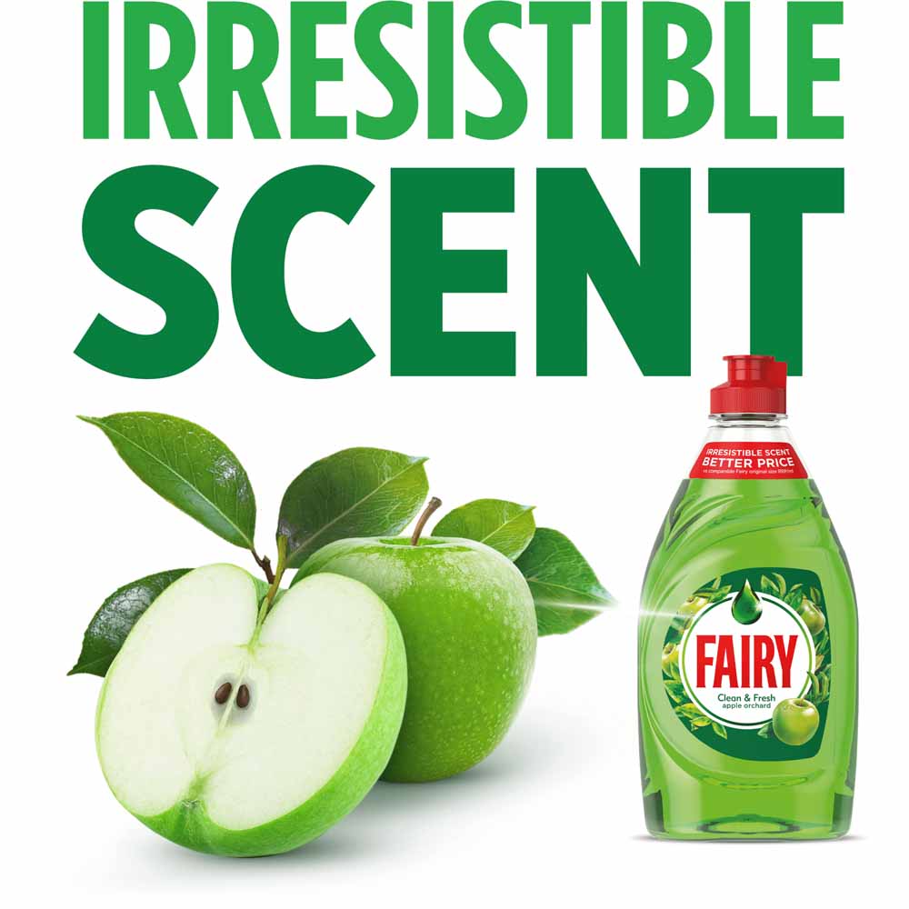 Fairy Clean and Fresh Apple Washing Up Liquid 1190ml Image 6