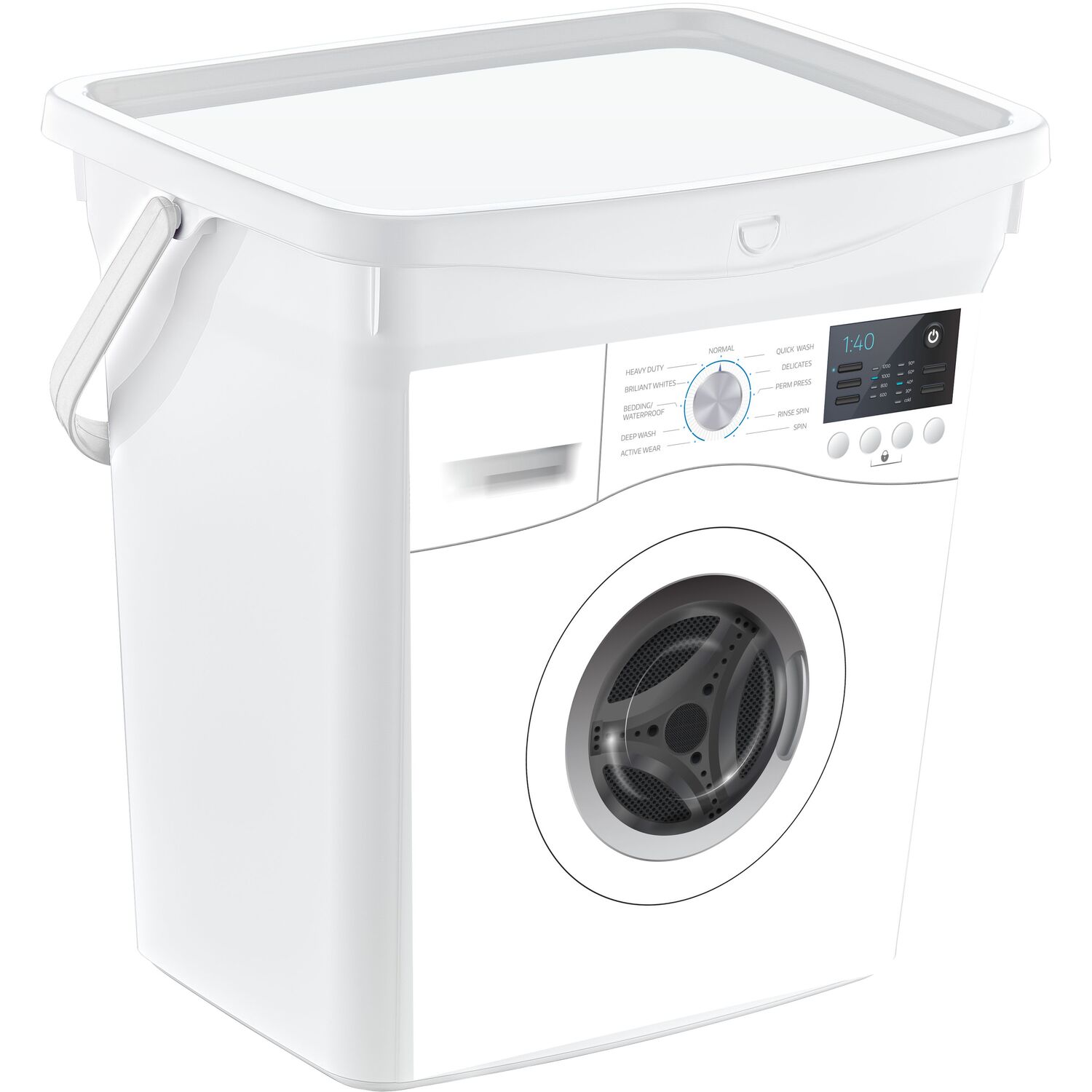 Q Box Detergent Box 6L - White Image
