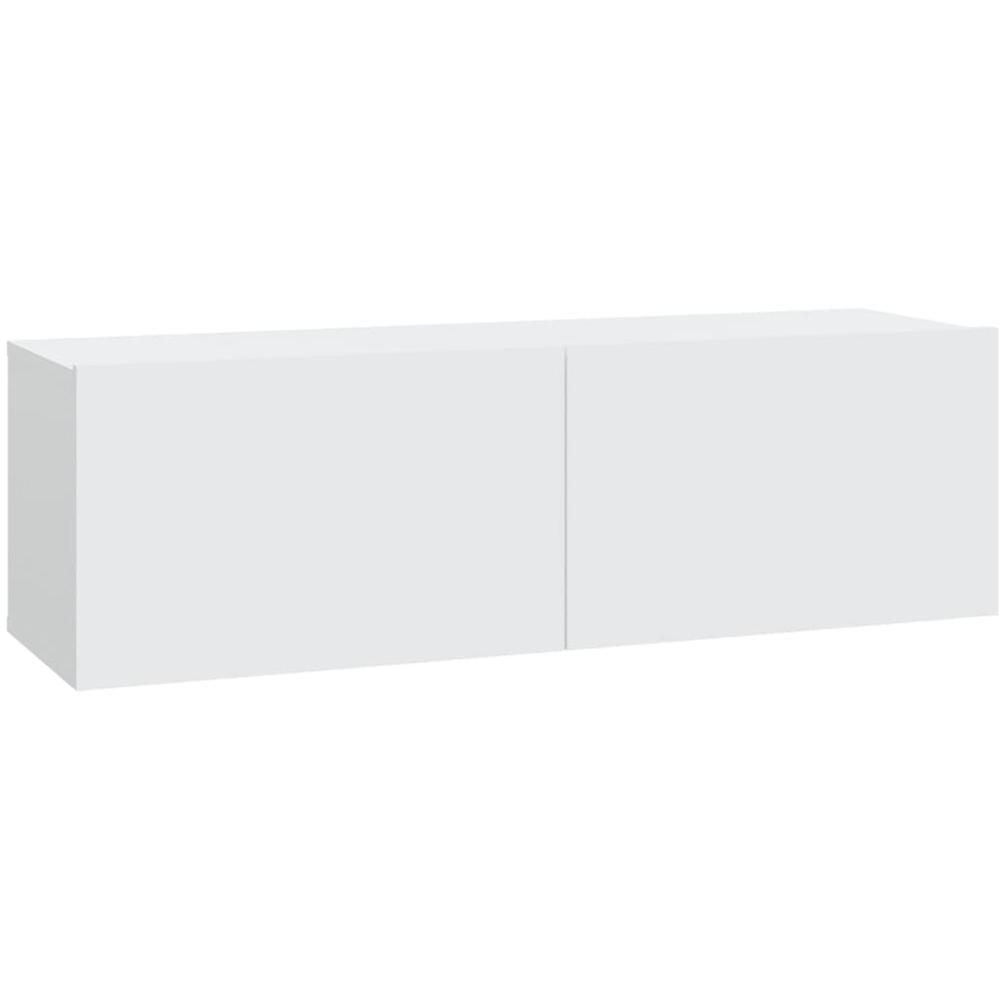 vidaXL 2 Door White Wall-Mounted TV Cabinet Set of 2 Image 5