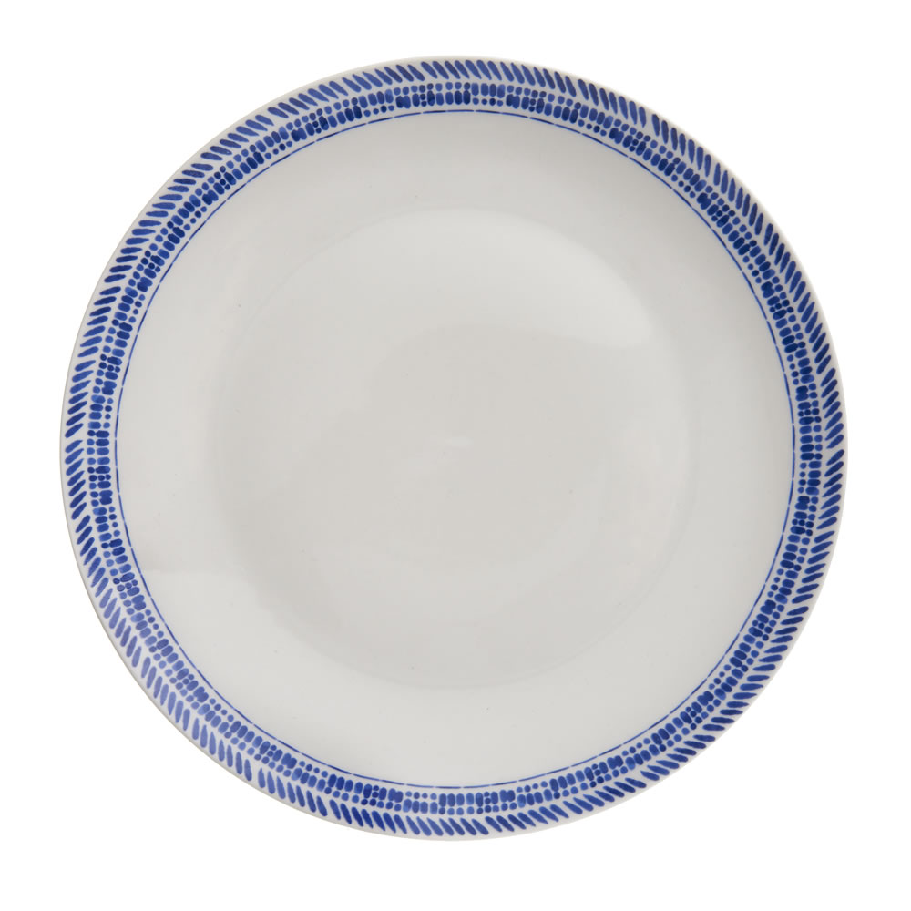 Wilko Large Mediterranean Style Dinner Plate Wilko