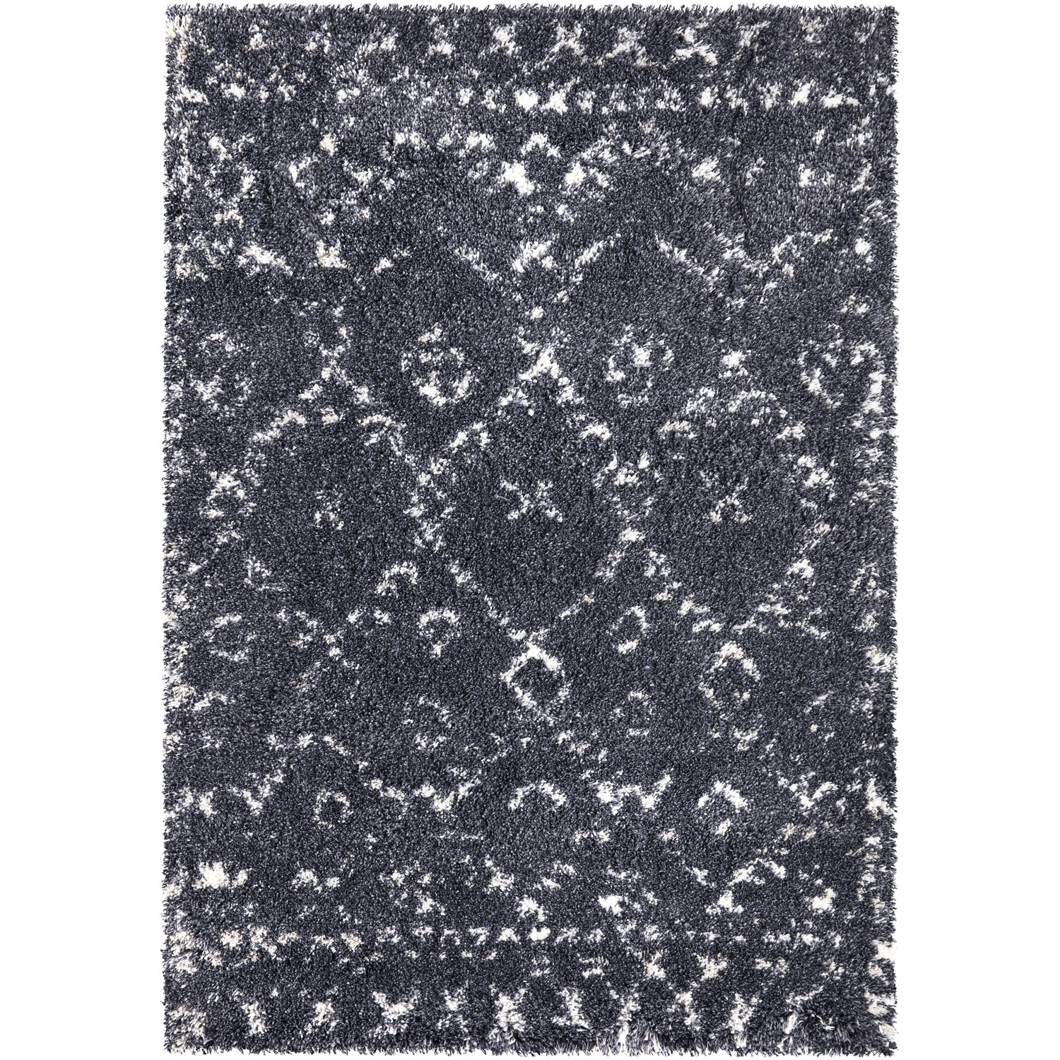 Astrid Navy Nordic Shaggy Rug 140 x 200cm Image 1