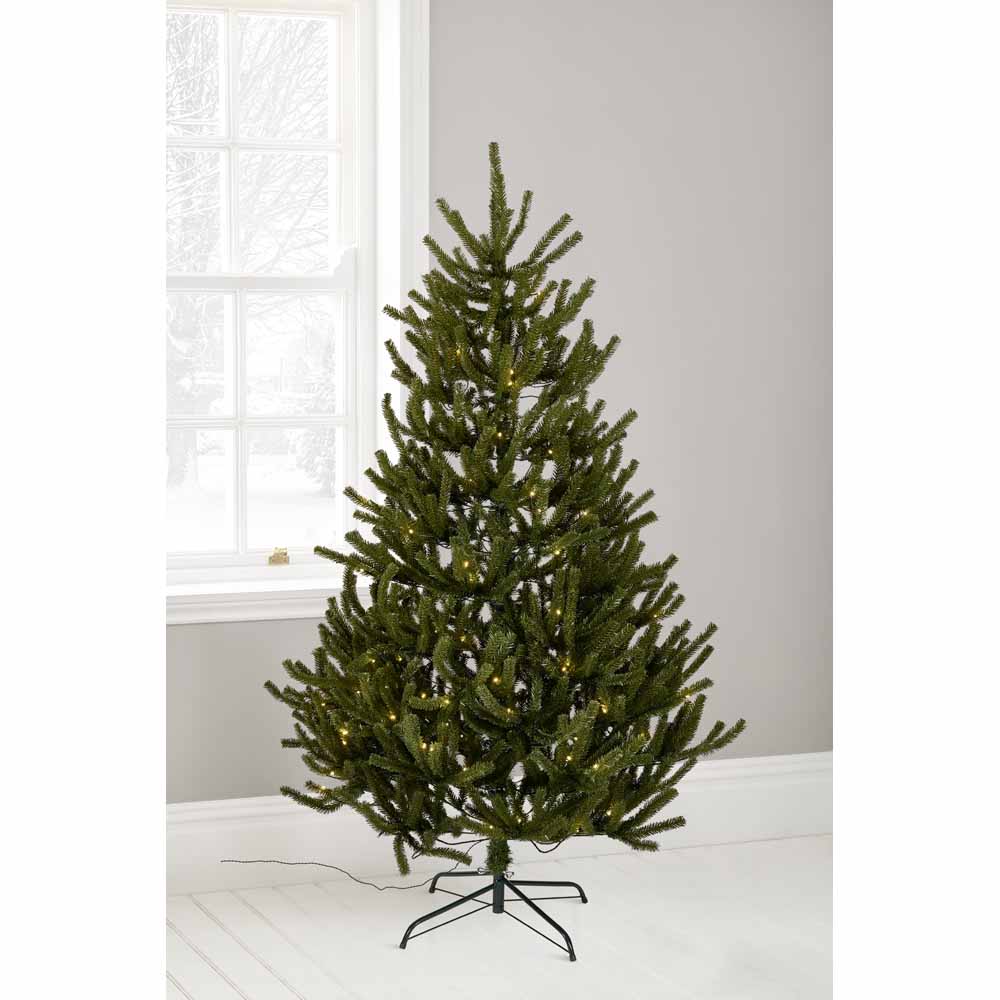 Wilko 6ft Upswept Pre-lit Artificial Christmas Tree Image 2
