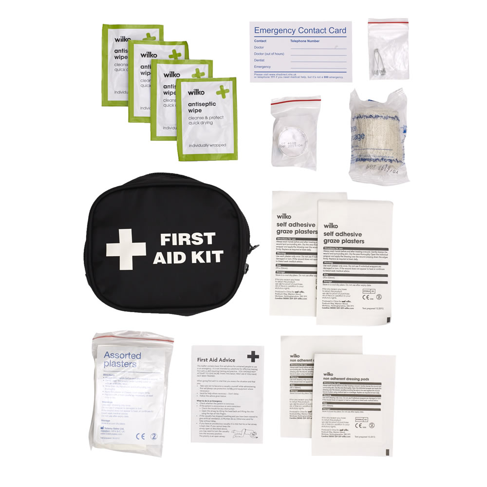 Wilko First Aid Kit Travel Image 1