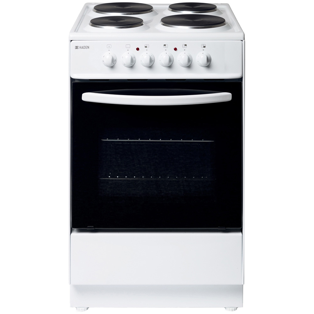 Haden HES60W Single Cavity 64L Static Oven Electric Cooker 60cm Image