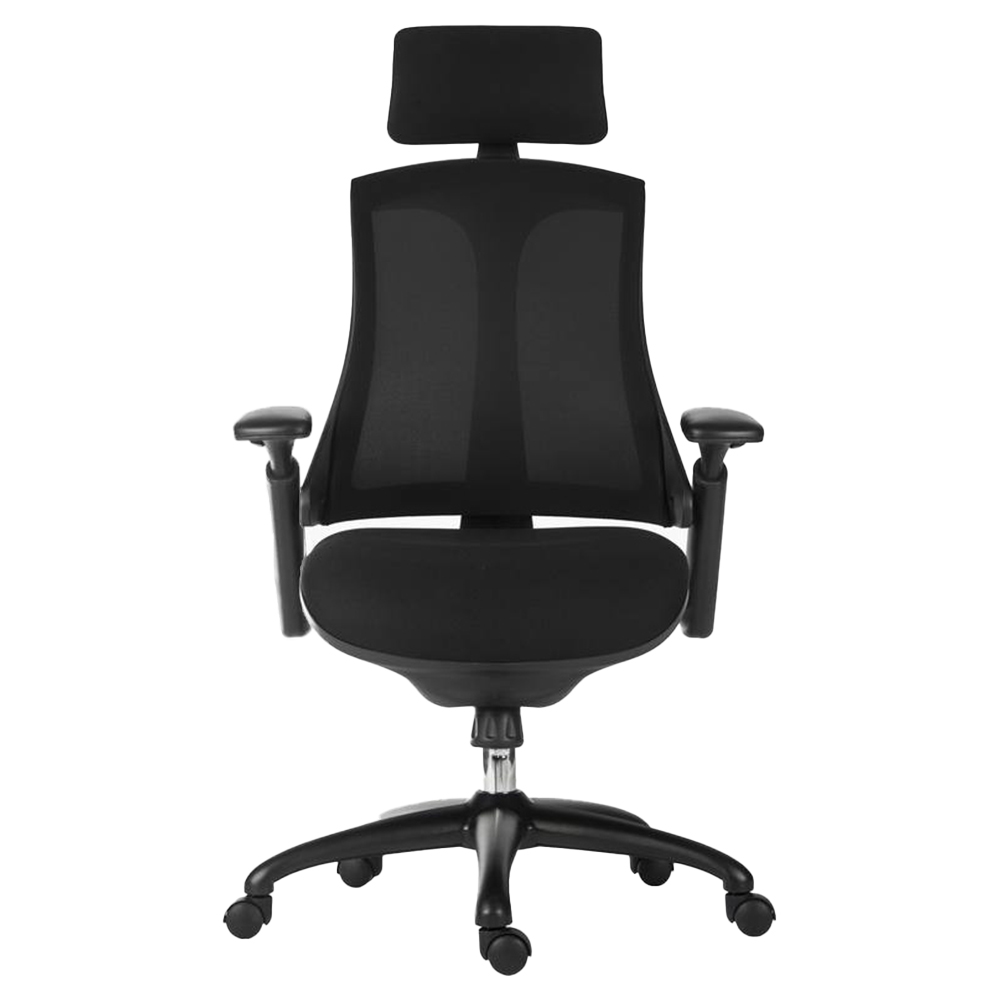 Teknik Rapport Black Mesh Swivel Office Chair Image 3