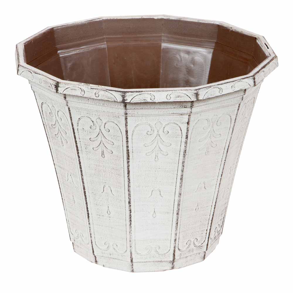 wilko Calista Rust Effect Planters 30cm 2 Pack Image 2