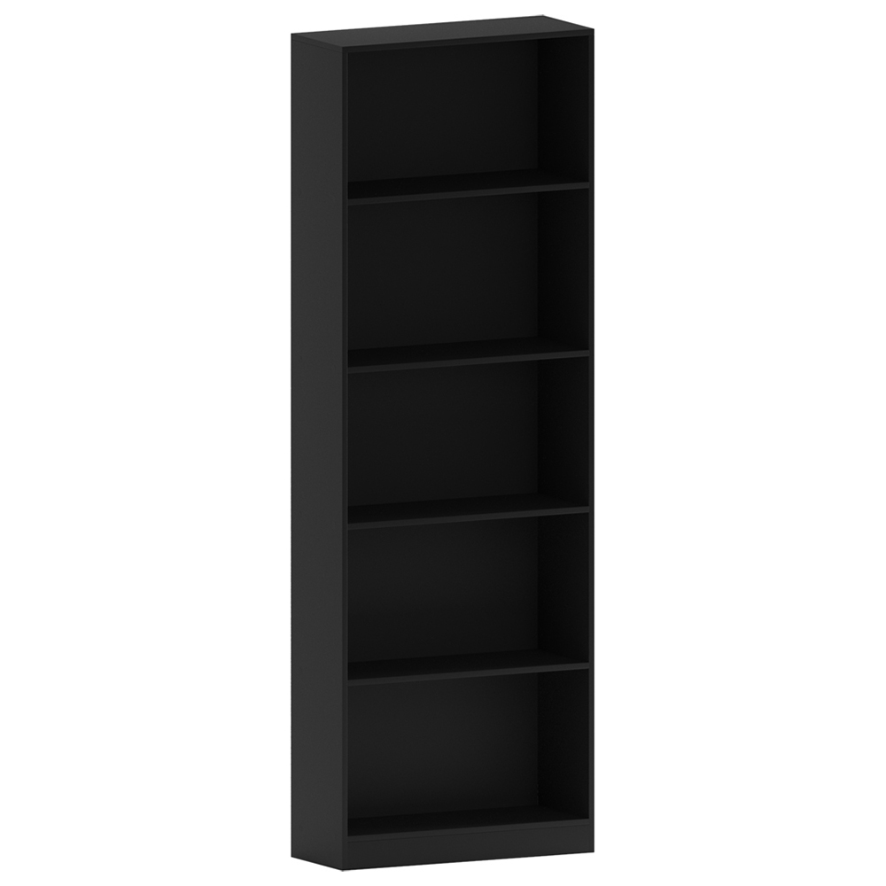 Vida Designs Cambridge 5 Shelf Black XL Bookcase  Image 2