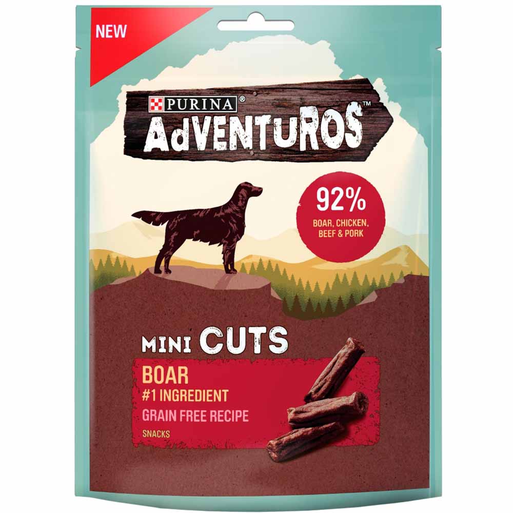 Purina Adventuros Mini Cuts Boar Dog Treats 100g Image 1