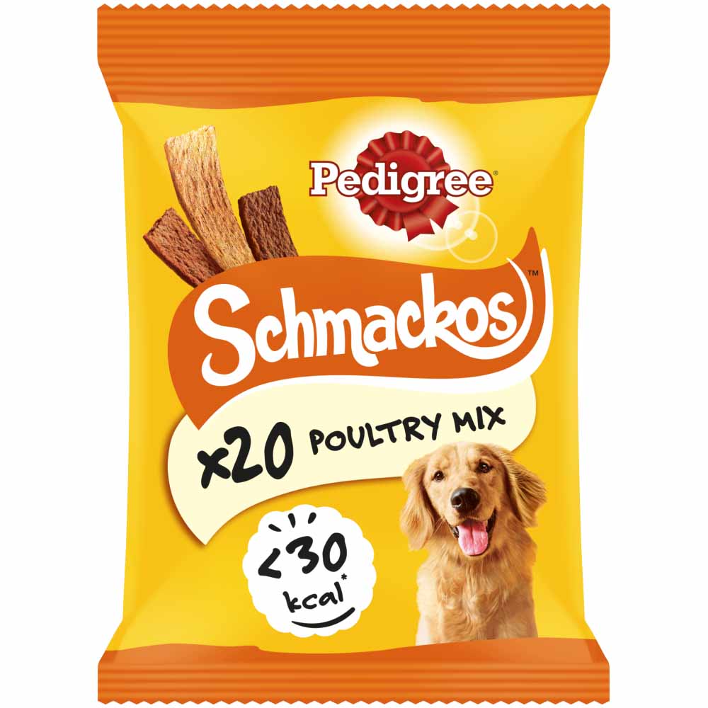 Pedigree Schmackos 20 pack Poultry Dog Treats Image 1