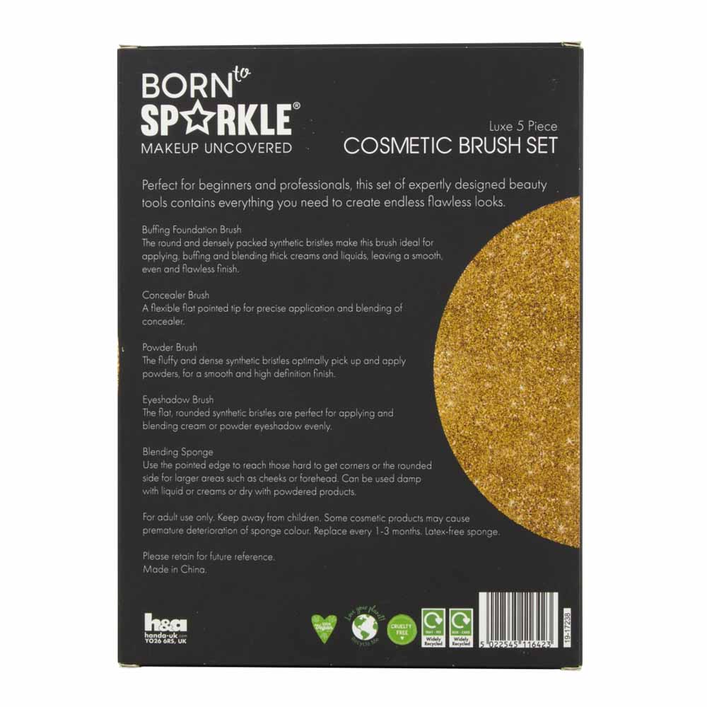 Born to Sparkle Cosmetic Brush Set Image 2