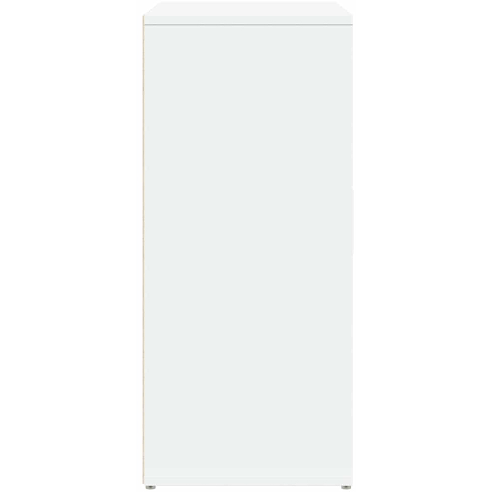 vidaXL 2 Door 2 Drawer White Sideboard Image 6