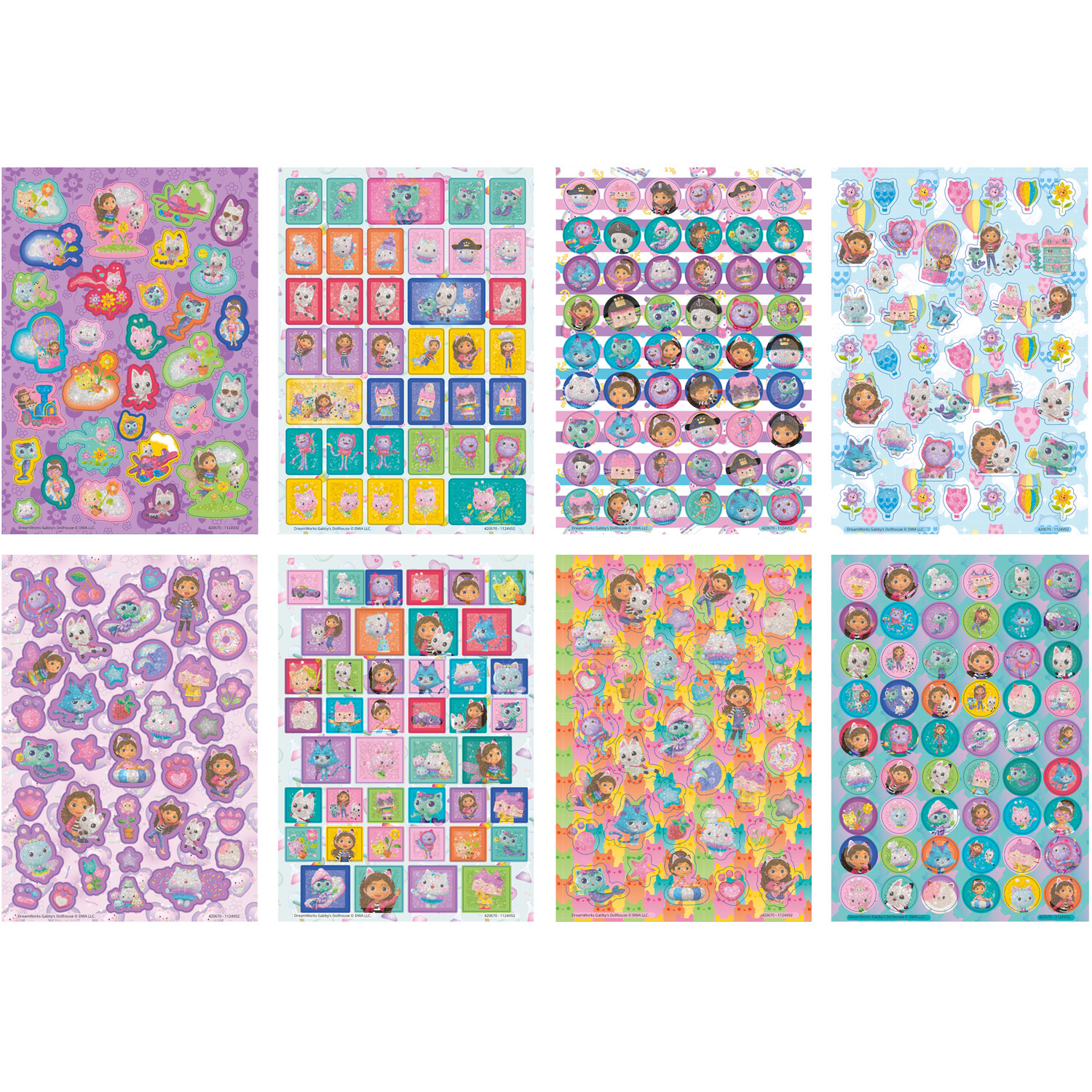 Gabbys Doll House Glitter Sticker Book Image 2