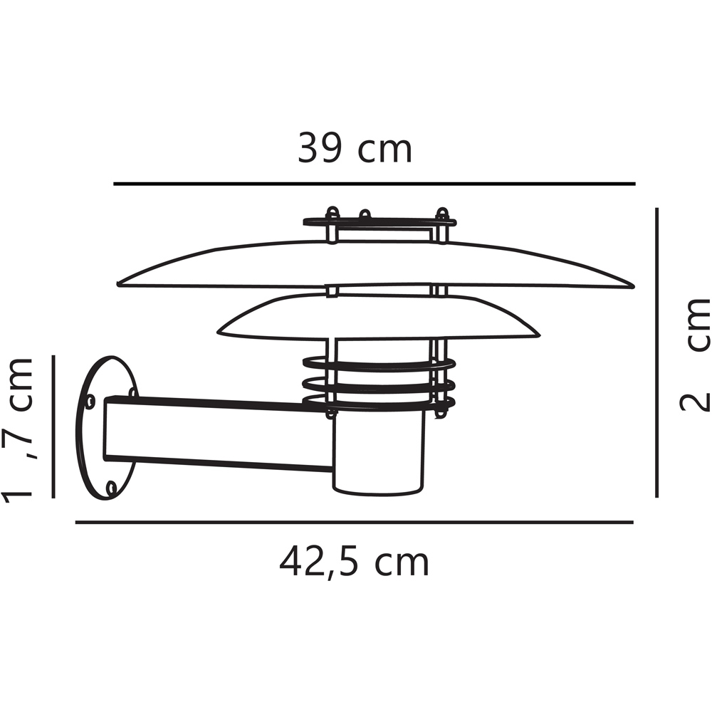 Nordlux Phoenix E27 Copper Wall Light Image 3