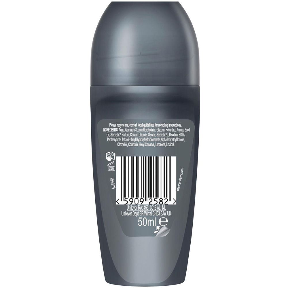Dove Men+Care Advanced Clean Comfort Anti-Perspirant Roll On 50ml 36 Pack Image 3