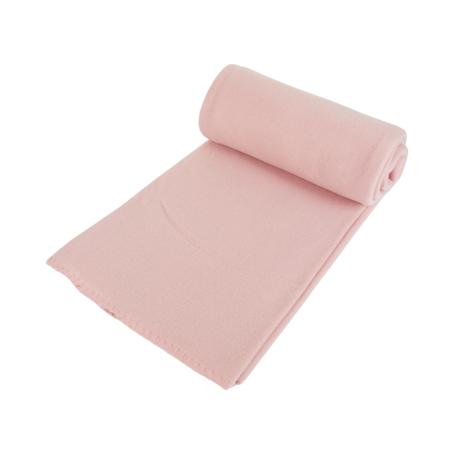 Essential Soft Fleece Throw Pink Image 3