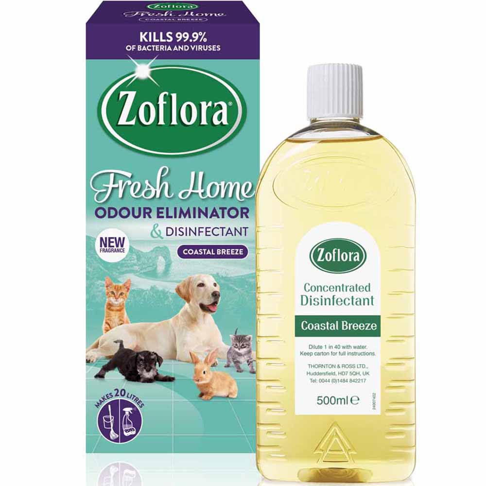 Zoflora Fresh Home Coastal Breeze 500ml Image 2