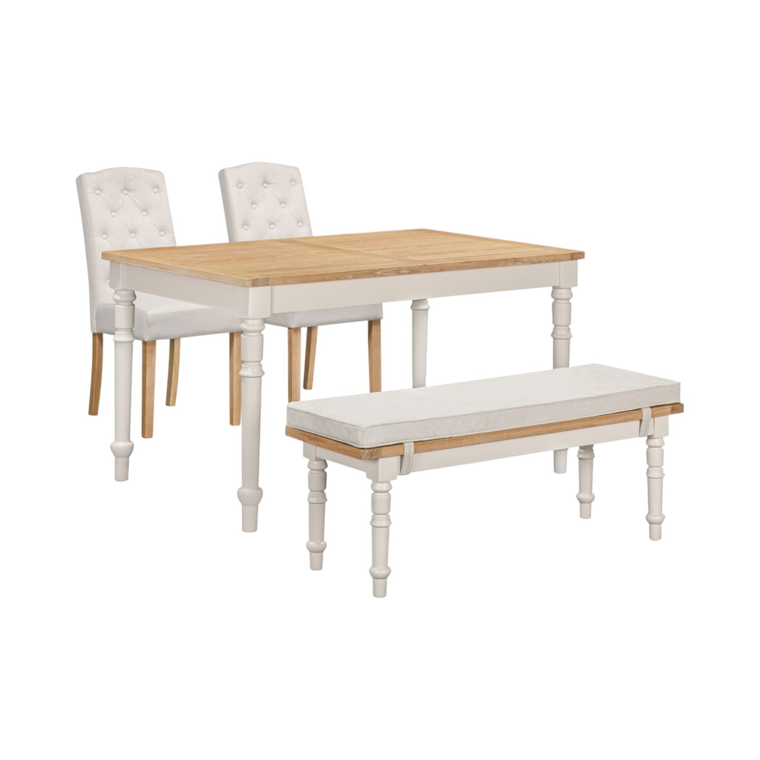 Avesbury Oak Dining Table - Oak Image 6