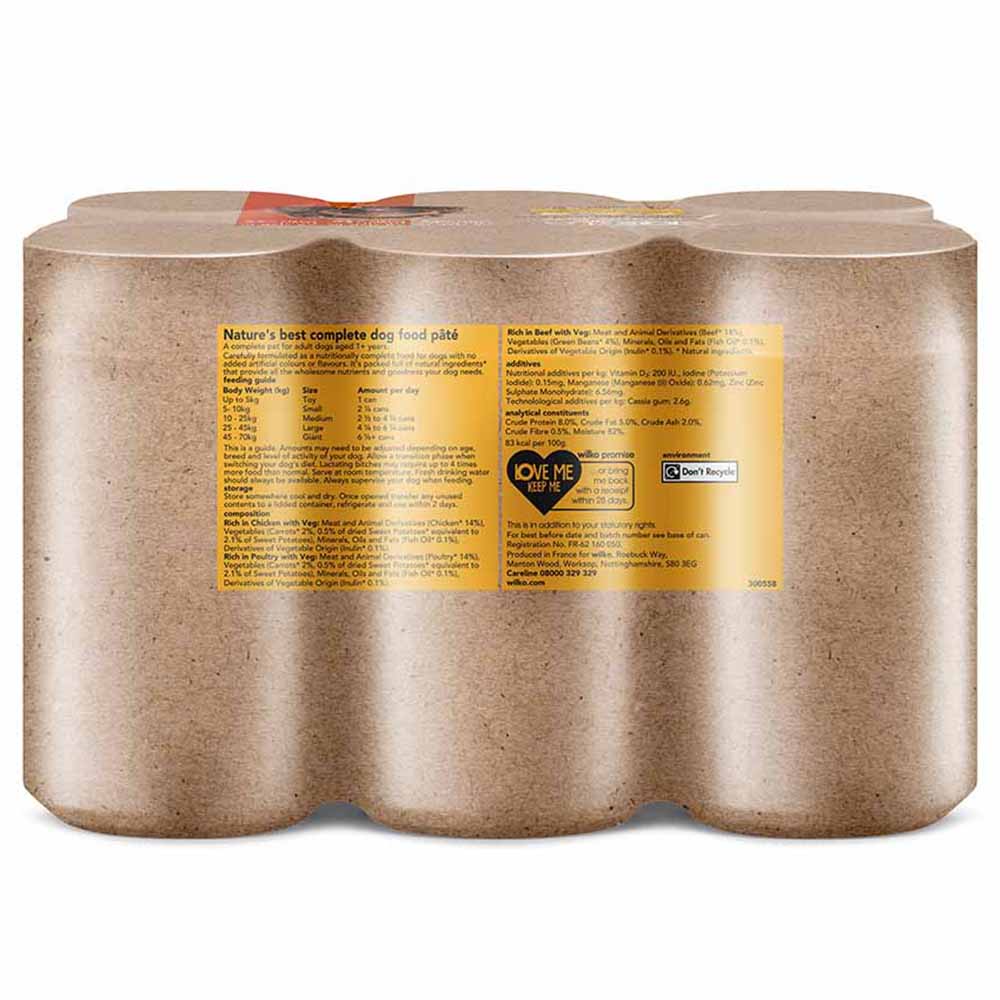 Wilko Natures Best Rich Dog Food Pate 6 x 400g Image 3