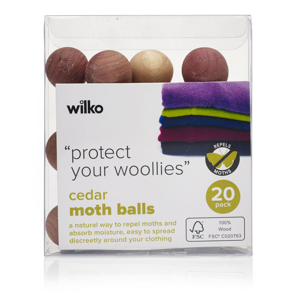 Wilko Cedar Moth Balls 20 pack Image