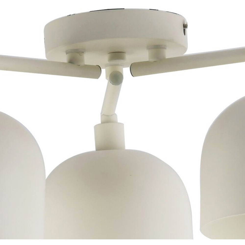 Ace 3 Light Ceiling Fitting Cream Image 4