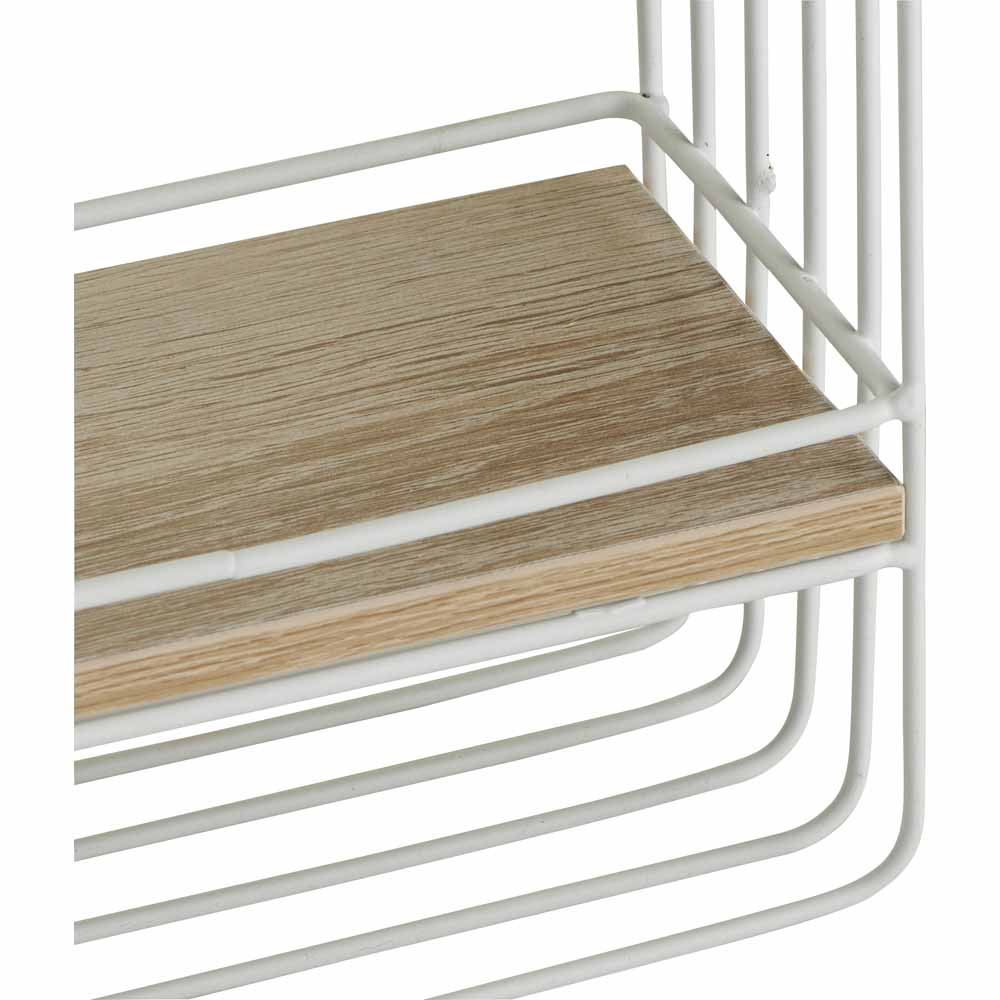 Wilko Tiered White Shelf Unit Wilko