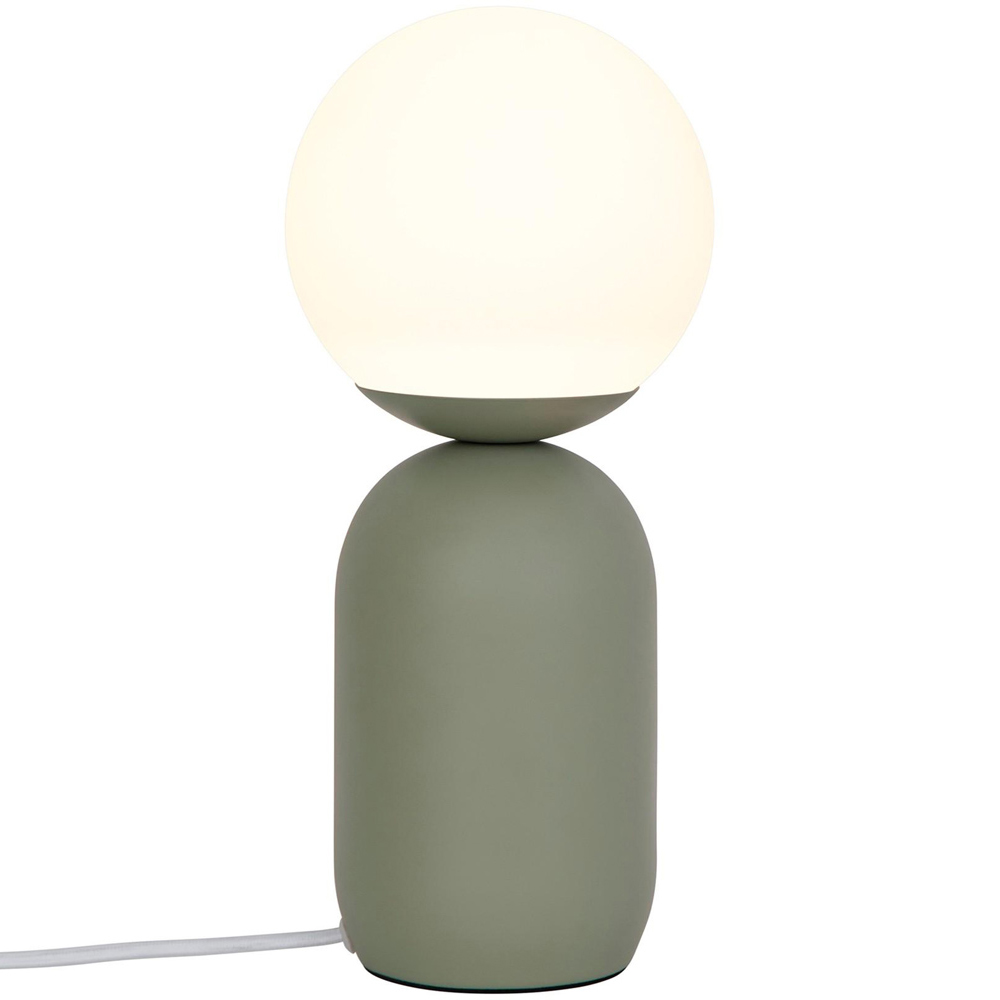 Nordlux Notti Green Opal Glass Shade Table Lamp Image 1
