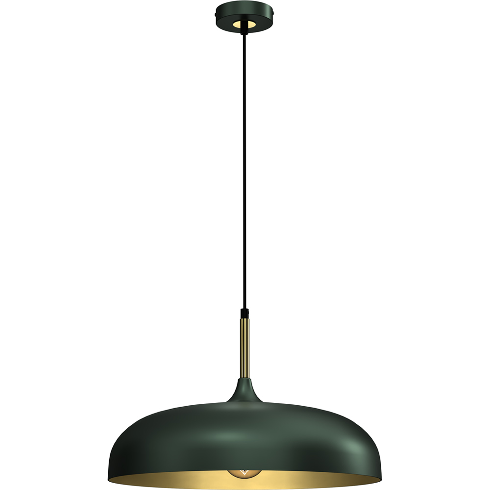 Milagro Lincoln Green Pendant Lamp 230V Image 1