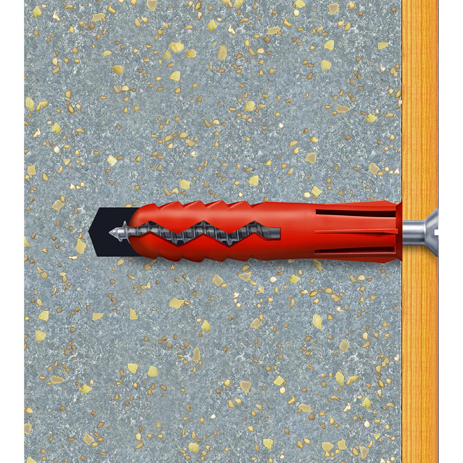 Plasplugs Super Grips Regular Duty Fixings - Red Image 3