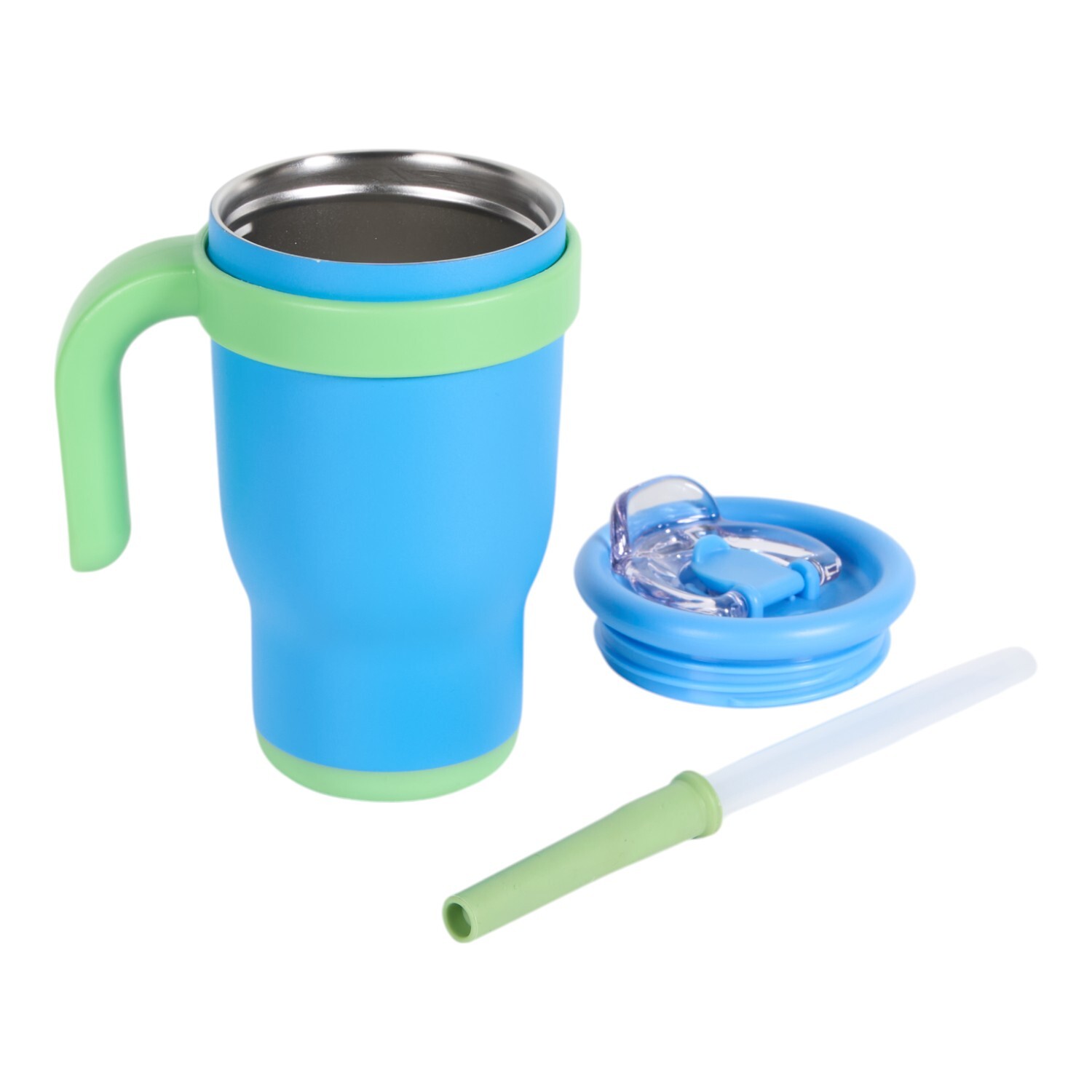 Leakproof Tumbler 400ml Blue or Green Image 7