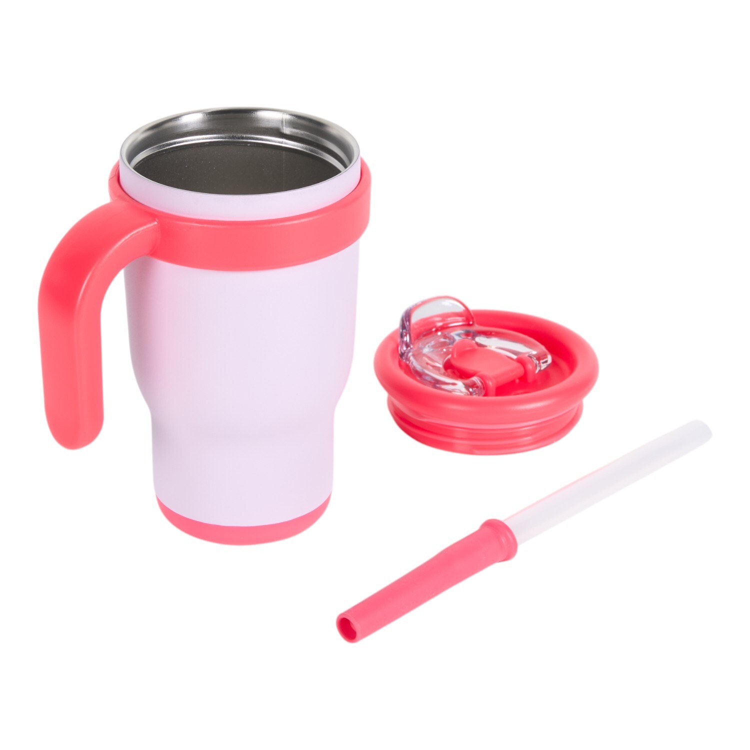 Leakproof Tumbler 400ml Pink or Blue Image 8