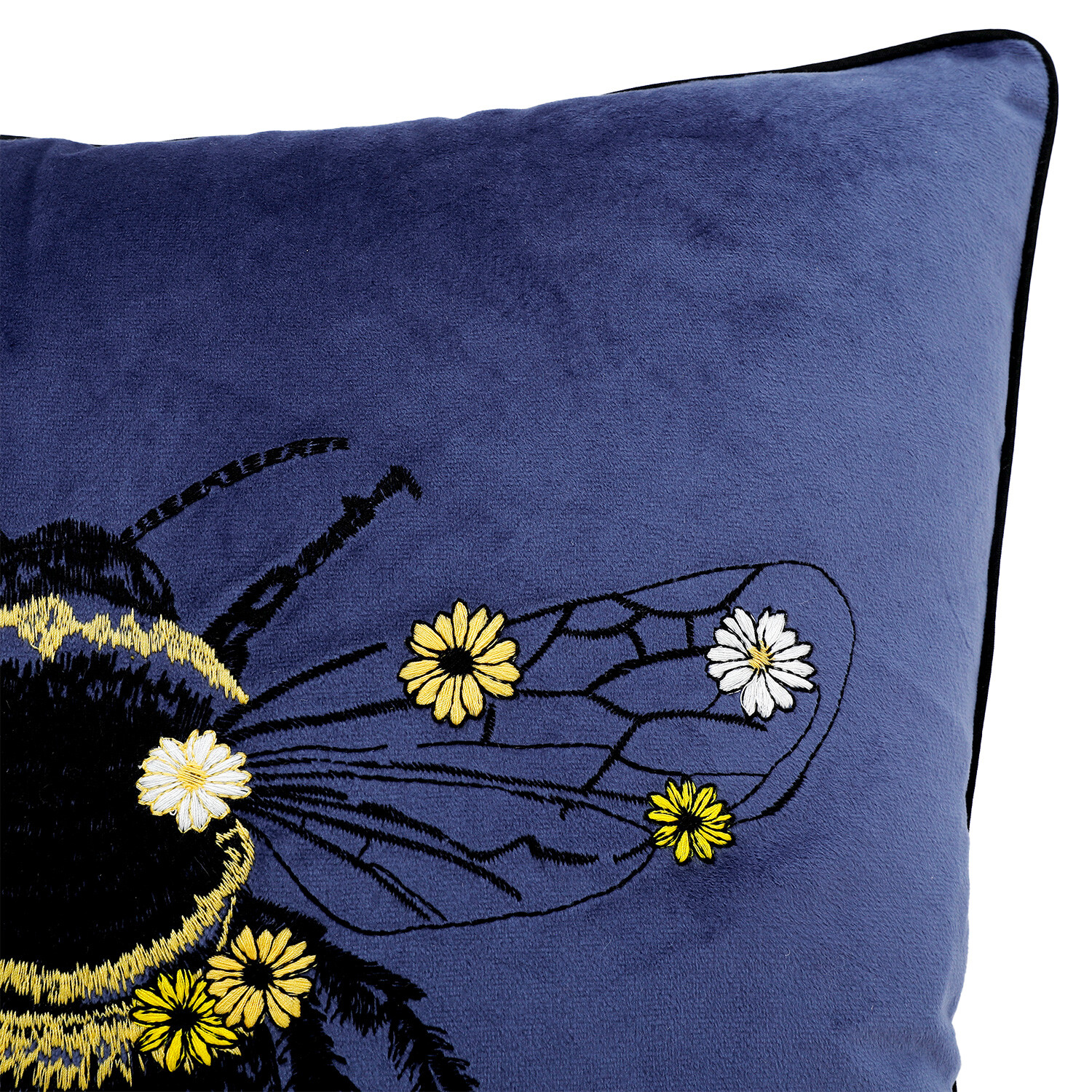 Bumblebee Cushion - Navy Image 2