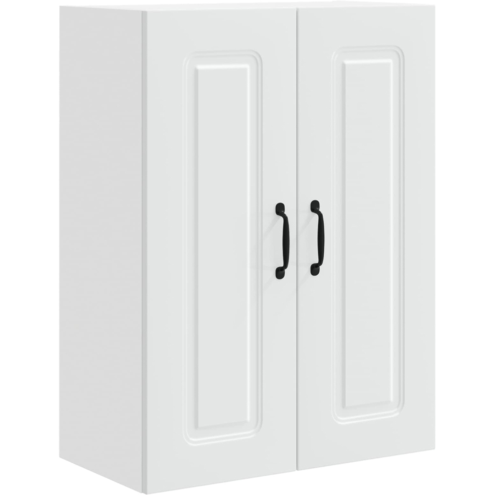 vidaXL Kalmar 2 Door White Wall Kitchen Cabinet Image 2