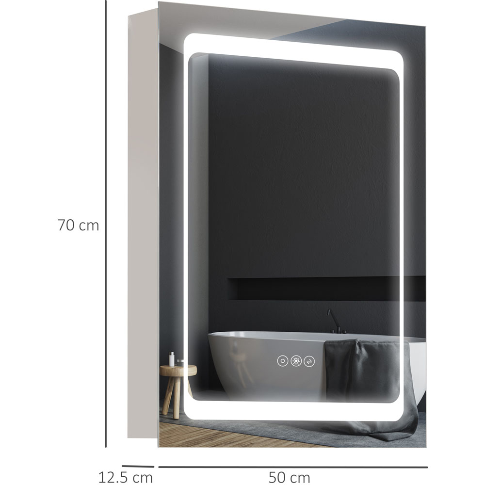 Kleankin LED Illuminated Bathroom Mirror Image 4