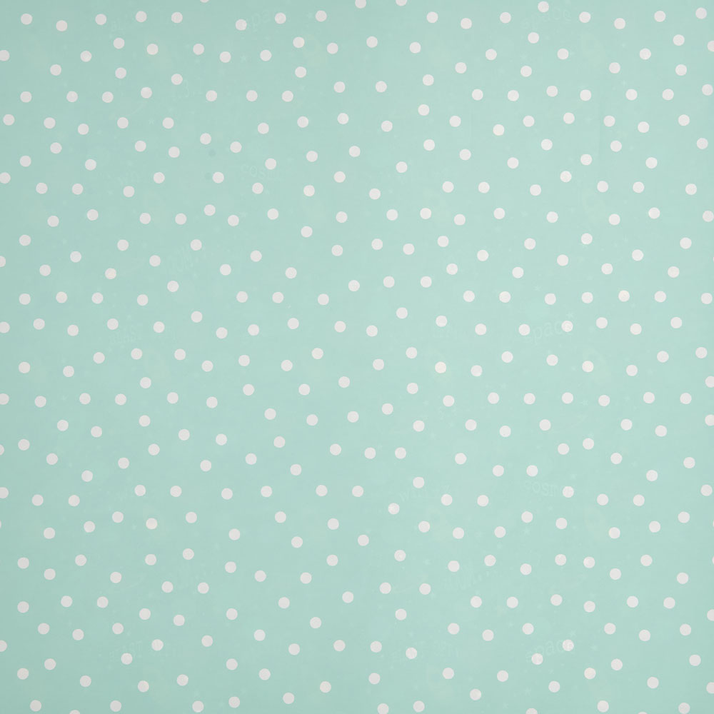 Wilko 3m Polka Dot Blue Roll Wrap Image 1