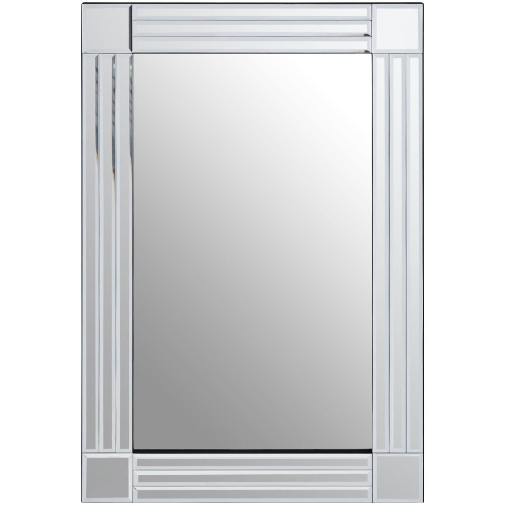 Premier Housewares Sana Rectangular Linear Wall Mirror Image 1