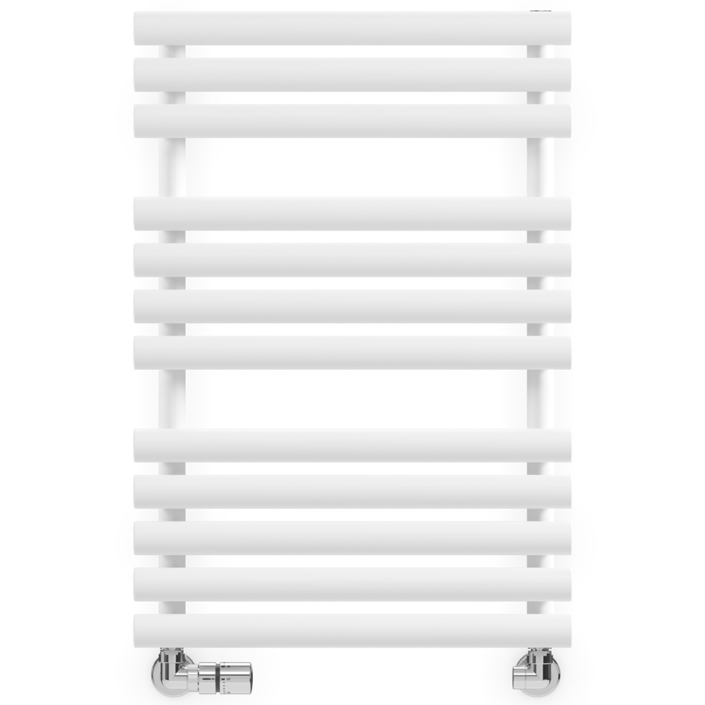 Terma Rolo Towel 1592BTU White Heated Towel Rail 755 x 520mm Image 3