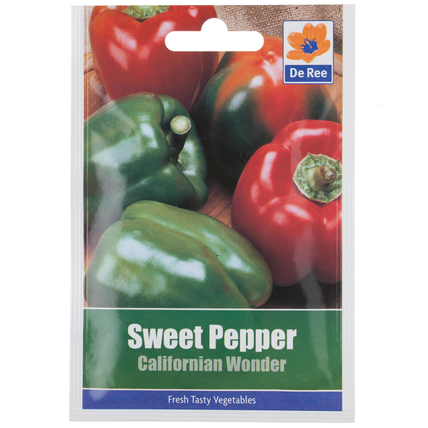 Californian Wonder Sweet Pepper Seed Packet Image