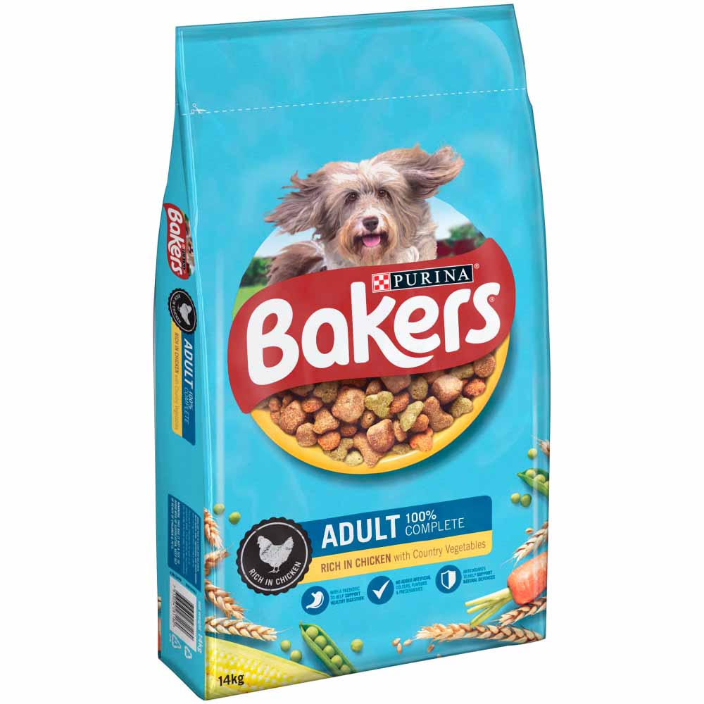 Bakers Chicken with Vegetables Dry Adult Dog Food 14kg Image 3