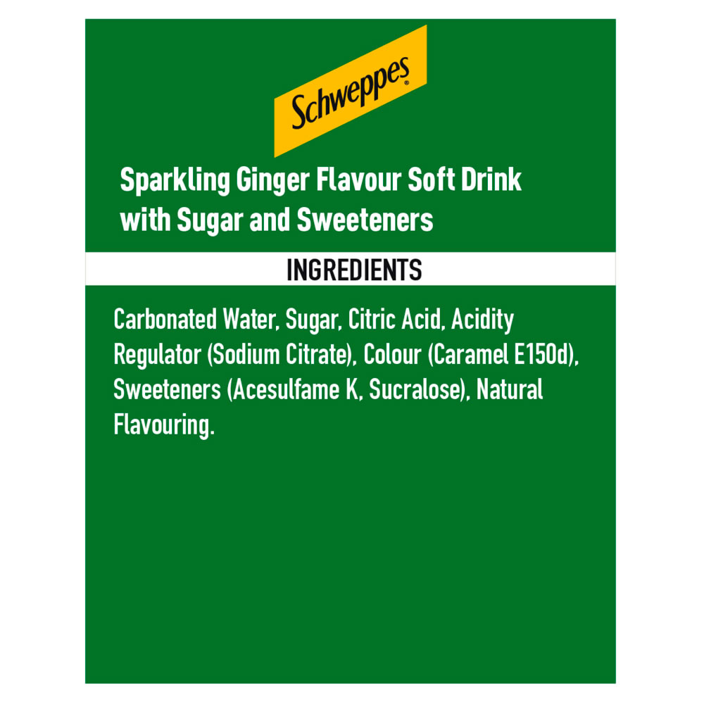 Schweppes Canada Dry Ginger Ale 12 x 150ml Image 2